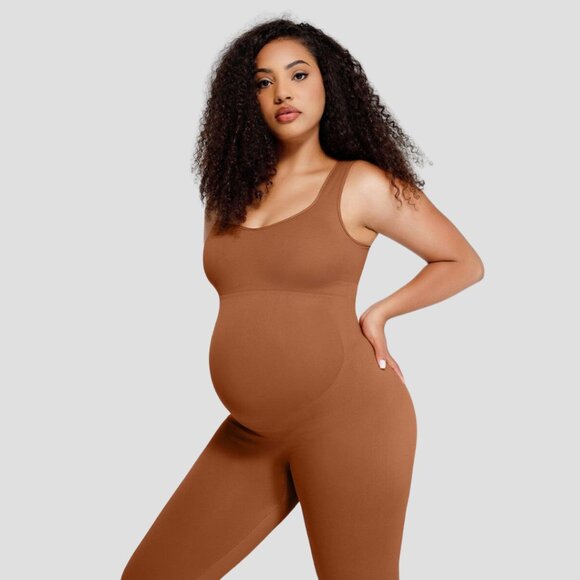 BodyFlexx Maternity Catsuit Jumpsuit | Back Support | Padded Breast Support - Picture 1 of 12